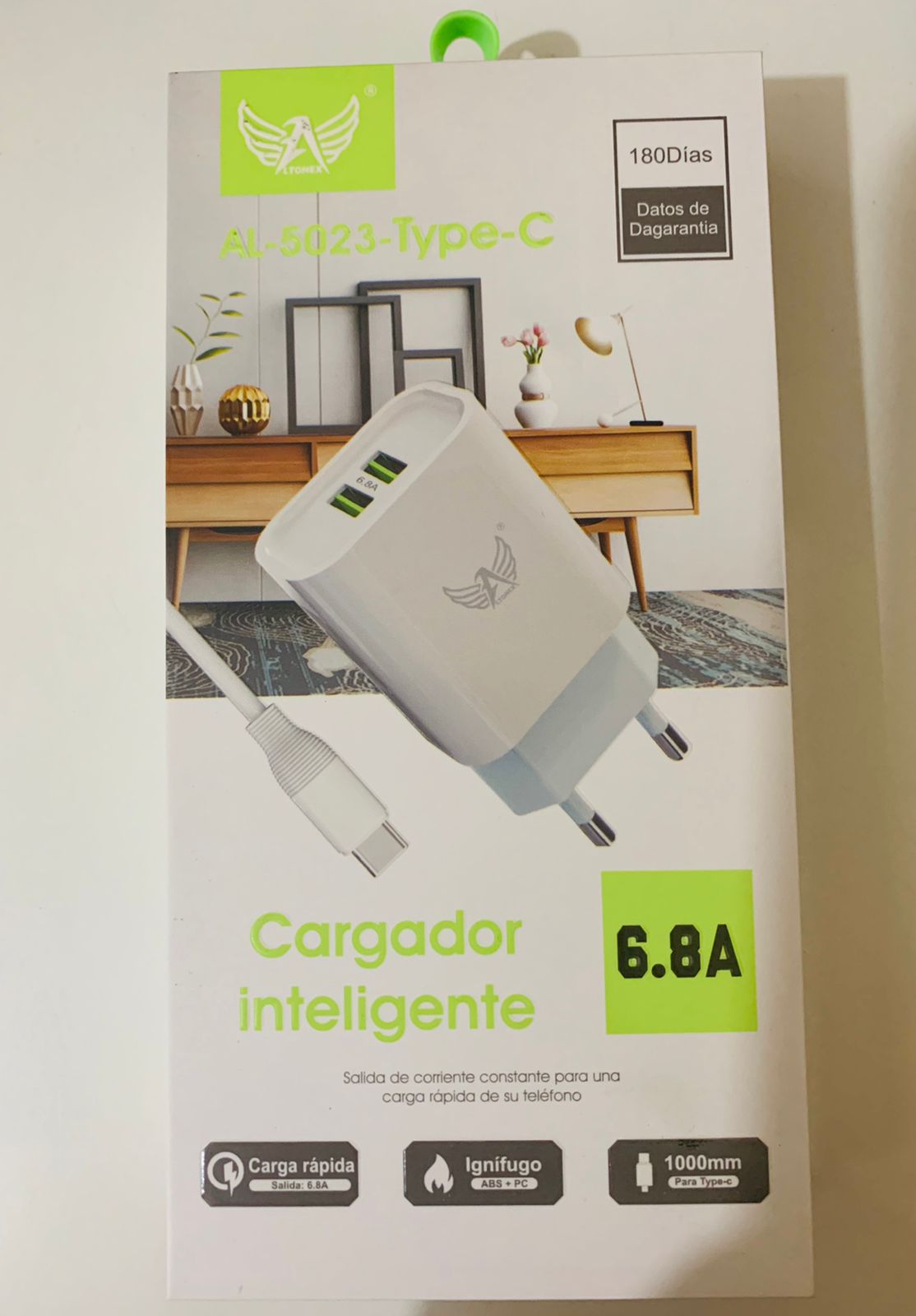  - Carregadores    Cod. CARREGADOR TIPO C 2 ENTRADAS USB AL-5023-TY 